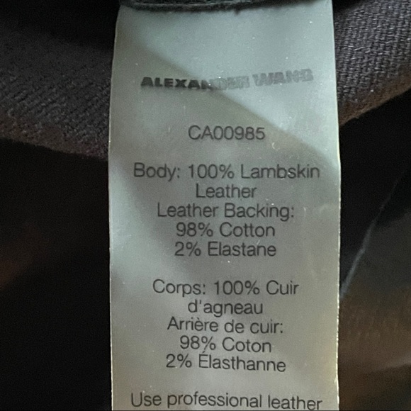 Alexander Wang Leather triangle top mini dress - Picture 9 of 13